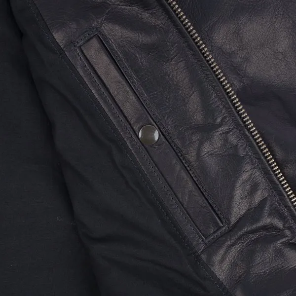 Iron Heart x Simmons Bilt Prairie Horsehide College Jacket - Black (IHSB-COL-BLK) Size XXL