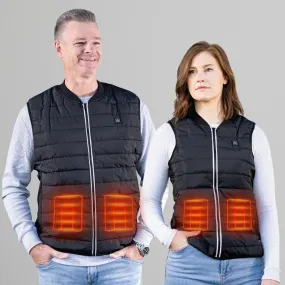 Jackoli Heated Vest - Black (Unisex) with 10k Battery