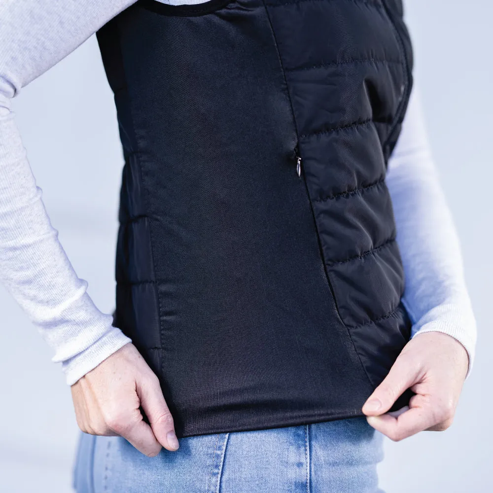 Jackoli Heated Vest - Black (Unisex) with 10k Battery