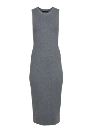 Jenni Kayne - Grey Sleeveless Knit Sweater Maxi Dress Sz S