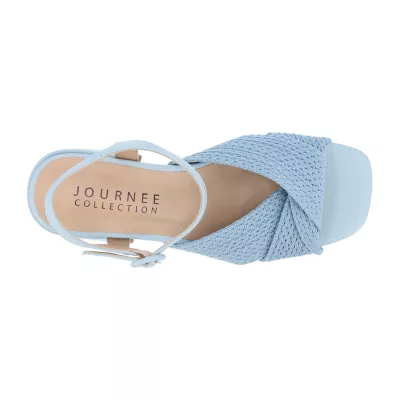 Journee Collection Womens Zerlina Heeled Sandals