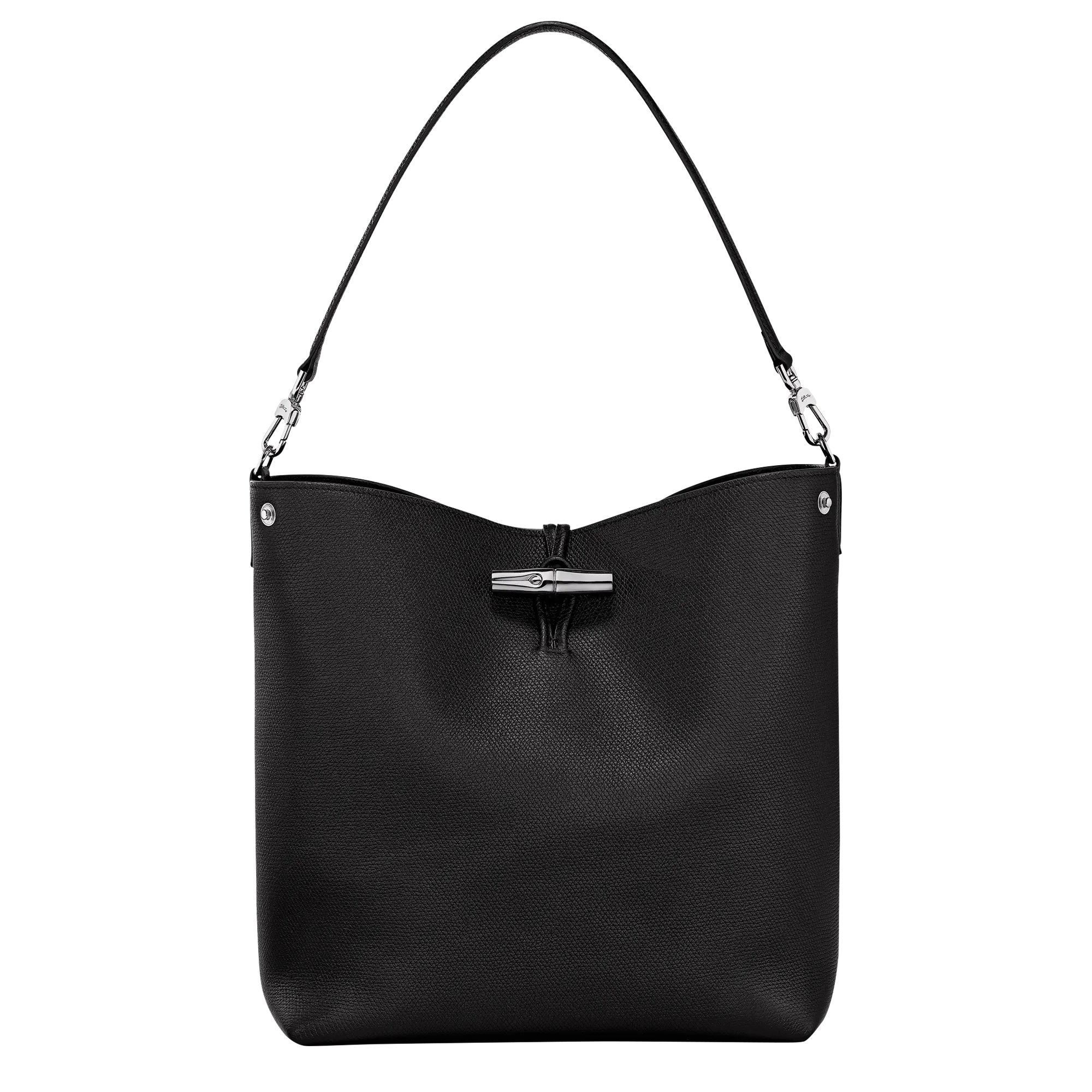 Le Roseau M Shoulder bag Black - Leather