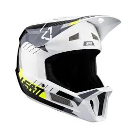 Leatt MTB Gravity 2.0 Full Face Helmet - White-Black - 2024