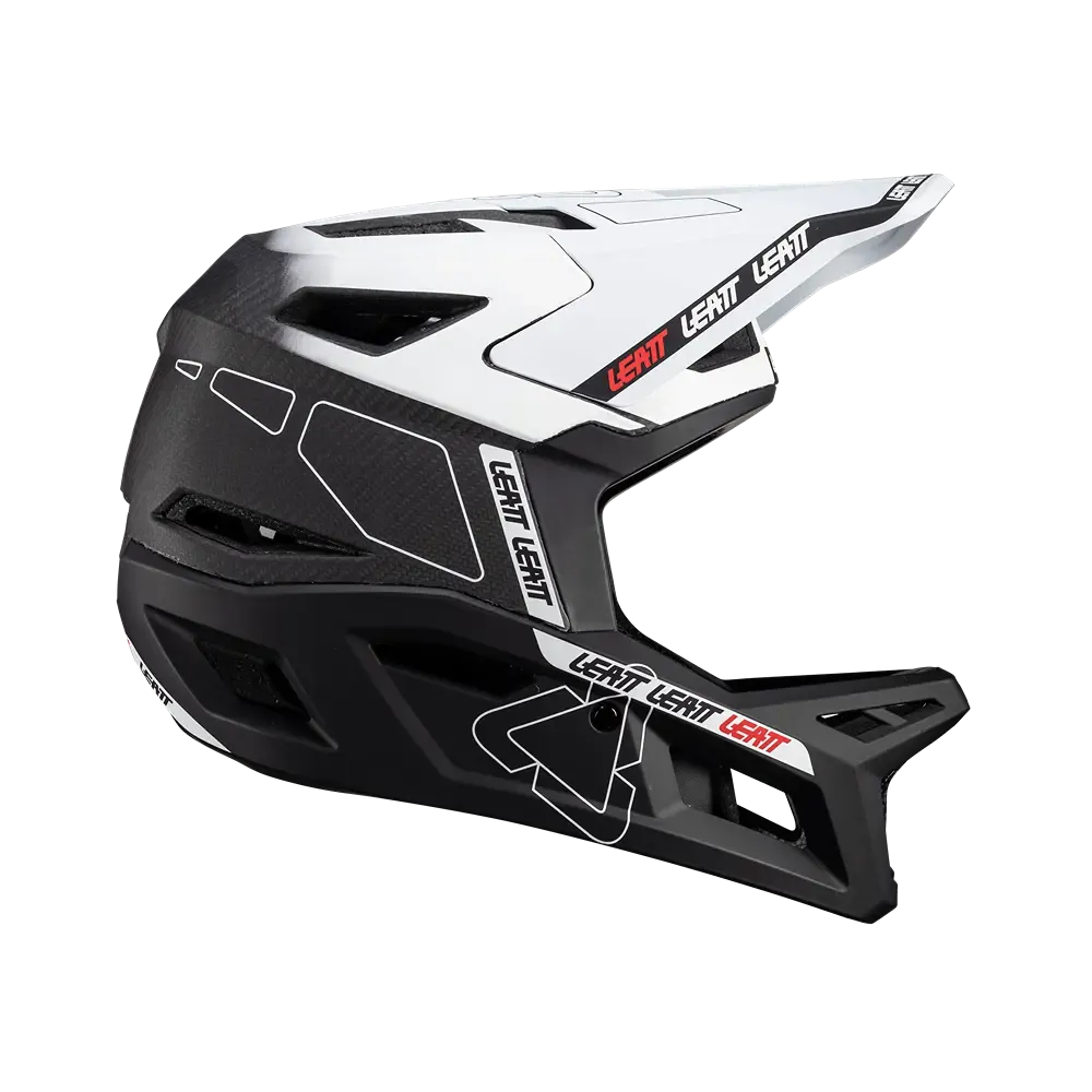 Leatt MTB Gravity 6.0 Carbon Full Face Helmet - White - 2024