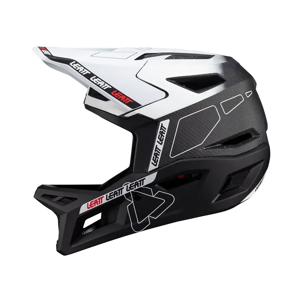 Leatt MTB Gravity 6.0 Carbon Full Face Helmet - White - 2024