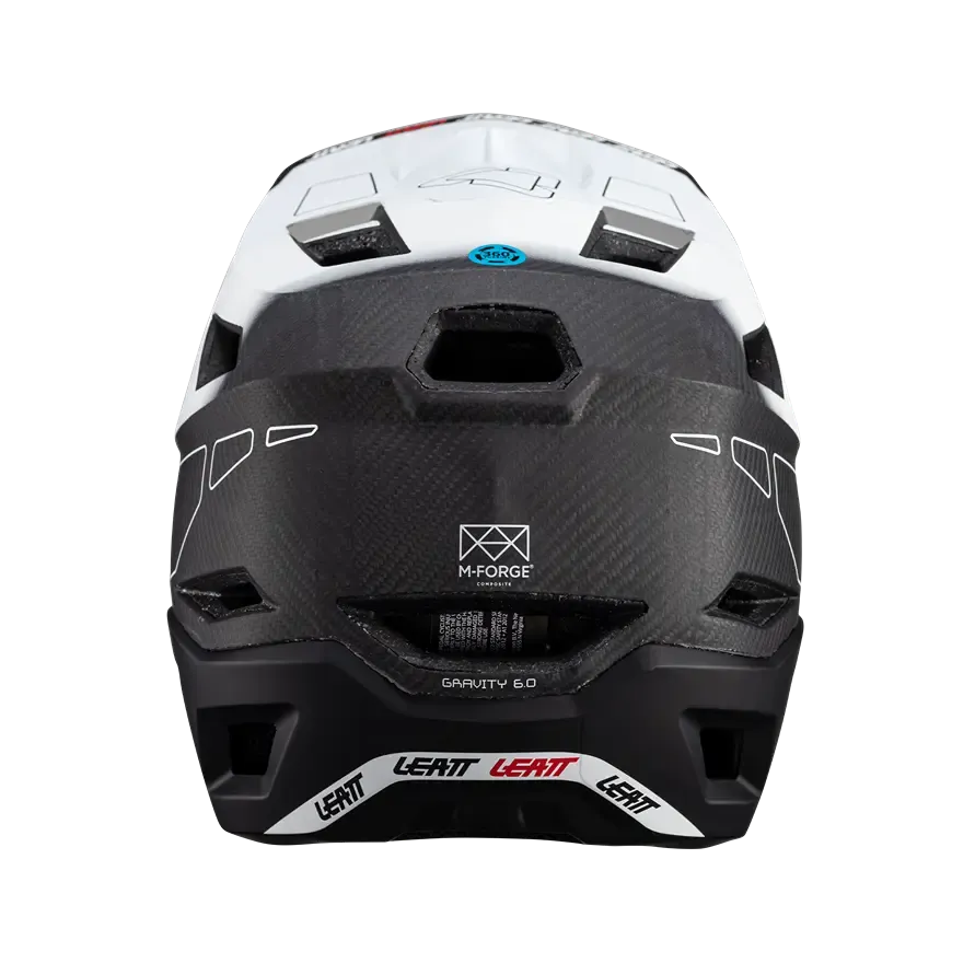 Leatt MTB Gravity 6.0 Carbon Full Face Helmet - White - 2024