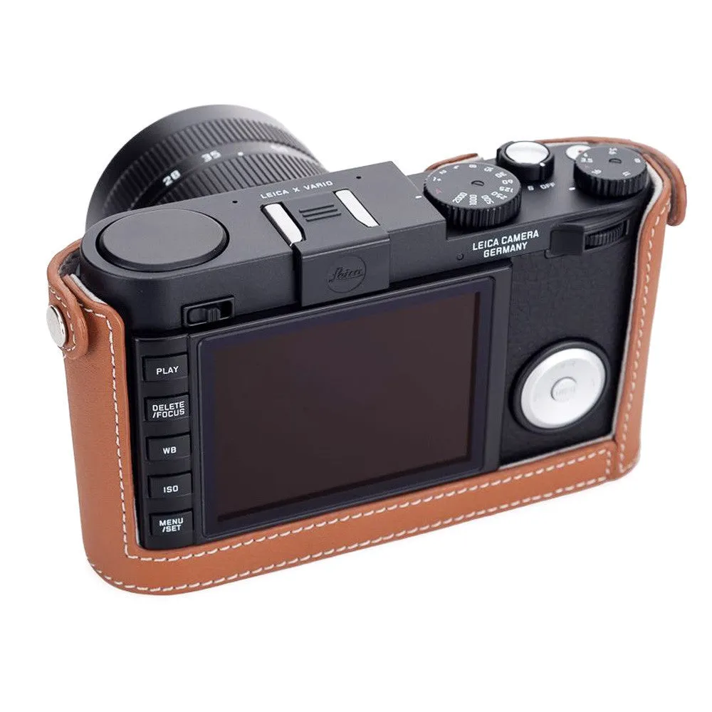 Leica X Vario Camera Protector, Cognac Leather