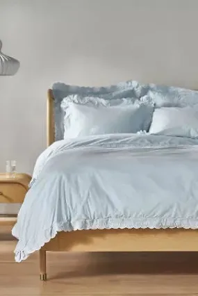 Maeve Looped Organic Percale Duvet Cover