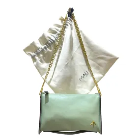 Manu Atelier Pale Green Crossbody Bag - NEW