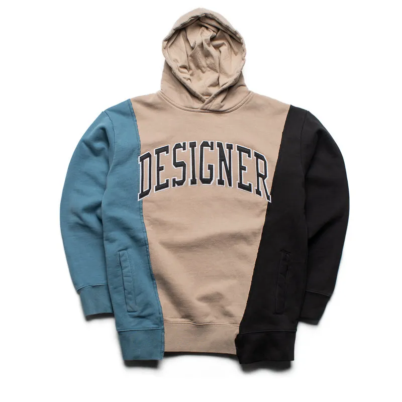 Market Designer Panel Hoodie - Wave