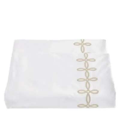 Matouk Gordian Knot Percale Duvet Cover, King