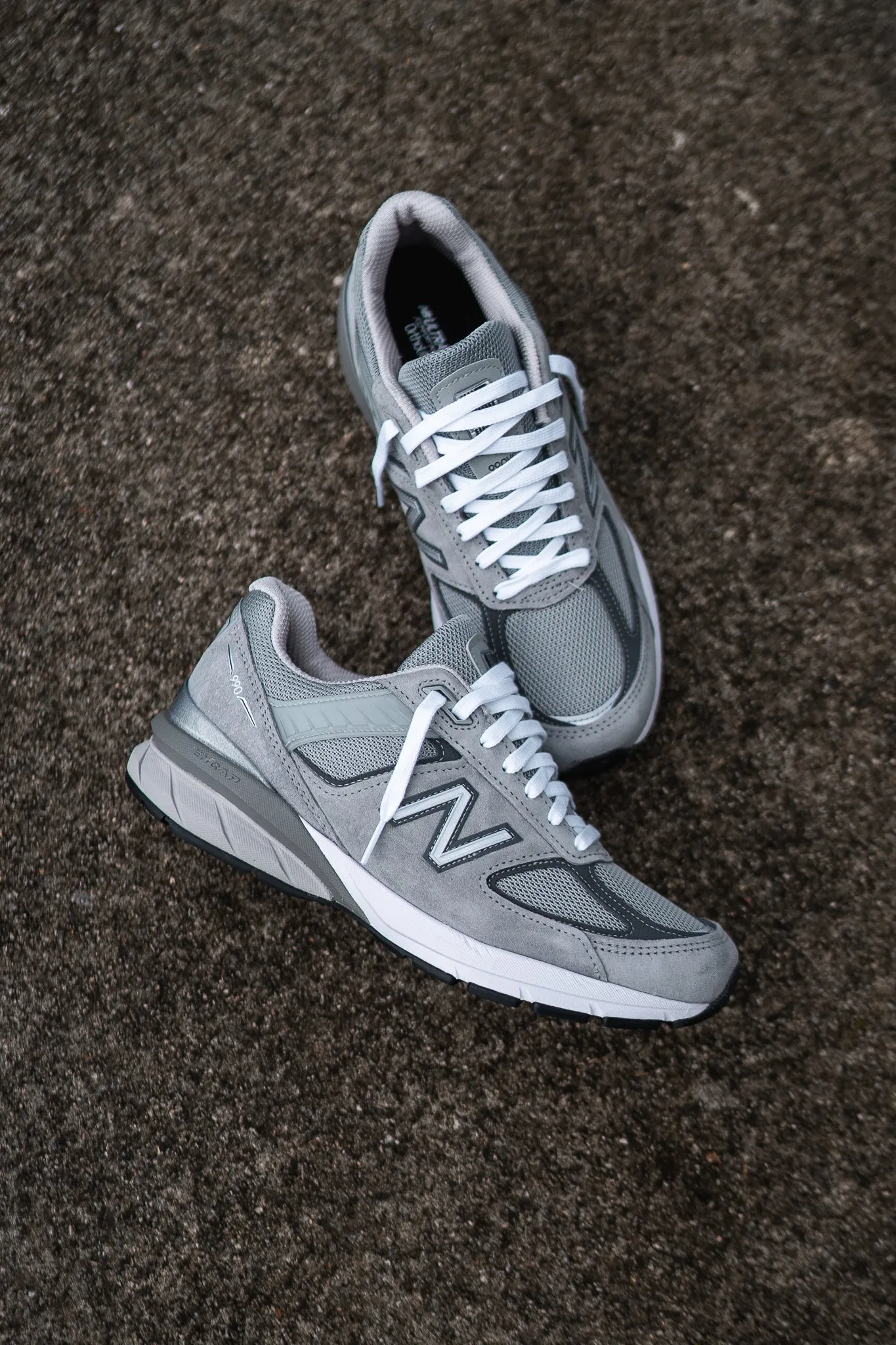 Mens New Balance 990v5 Made in USA (Grey)