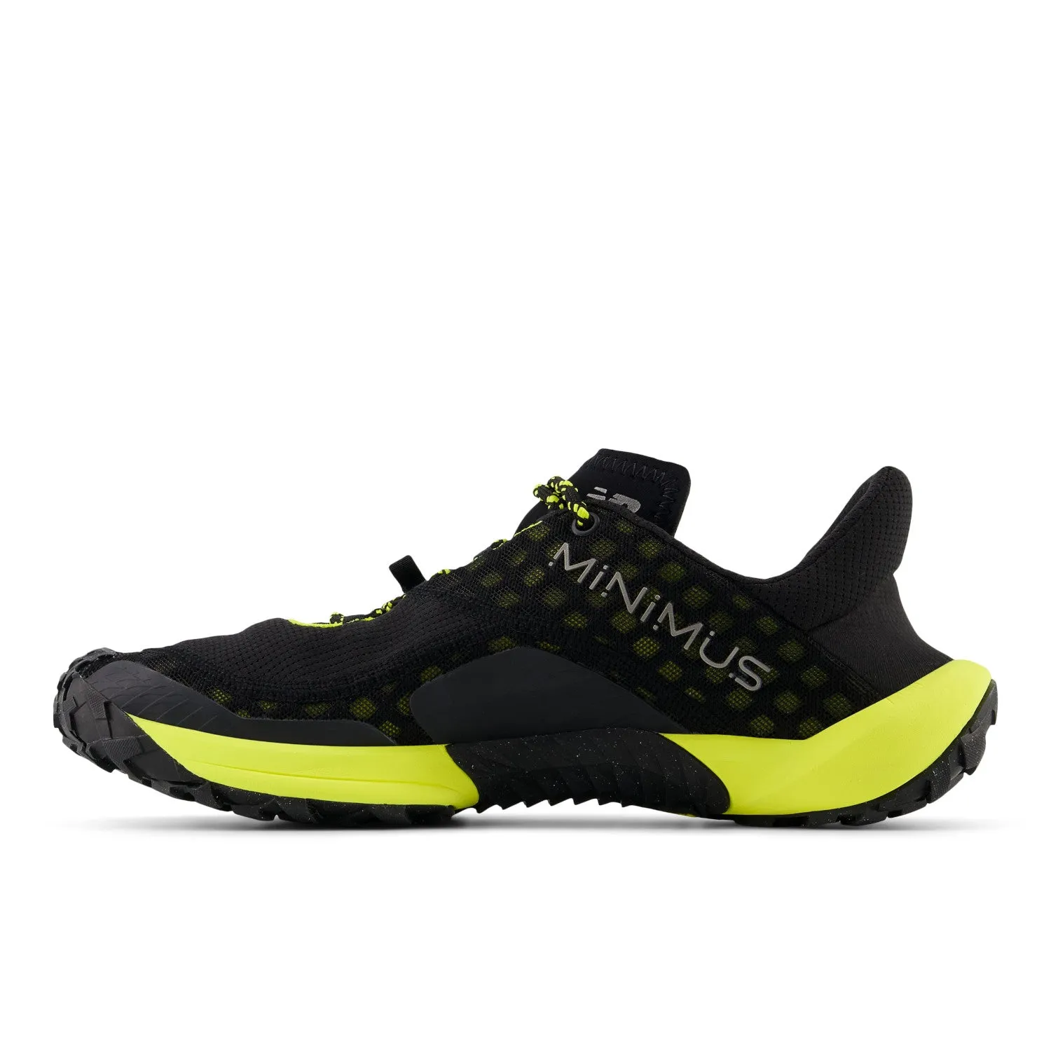 Men's New Balance Minimus Trail Color: Black/Firefly