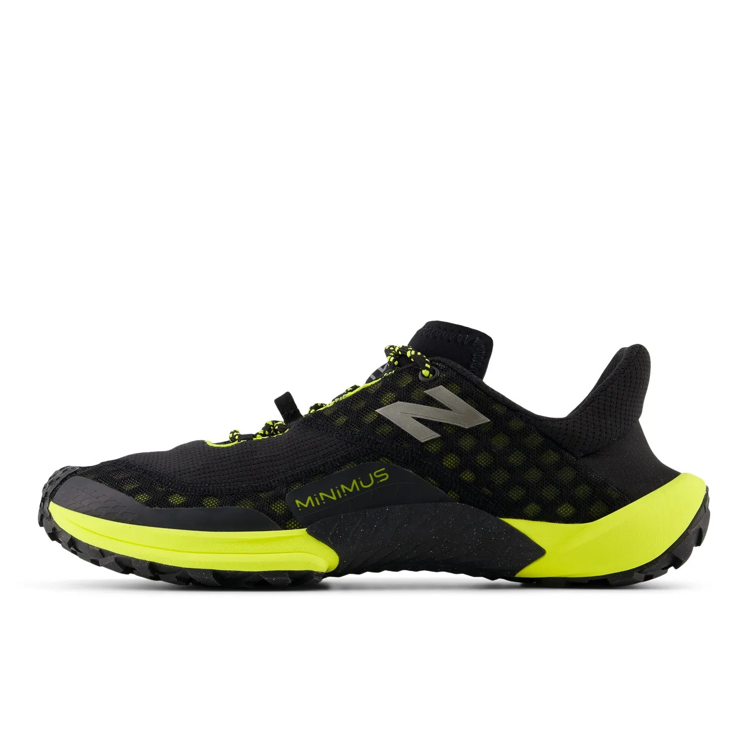 Men's New Balance Minimus Trail Color: Black/Firefly