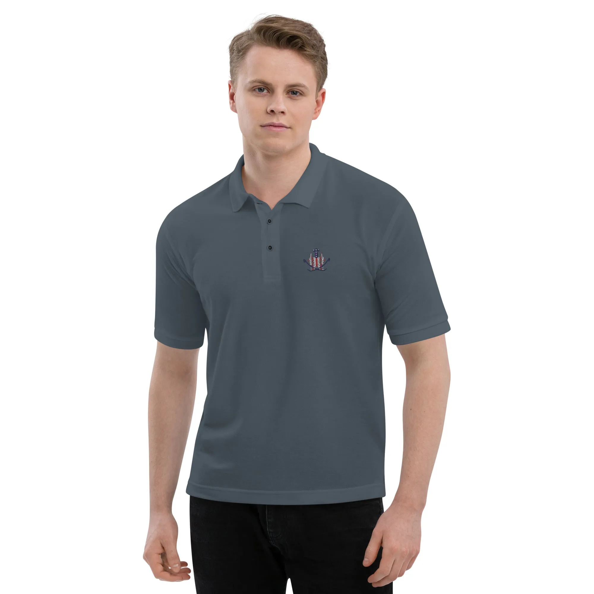 Men's Premium Polo - American Lobster