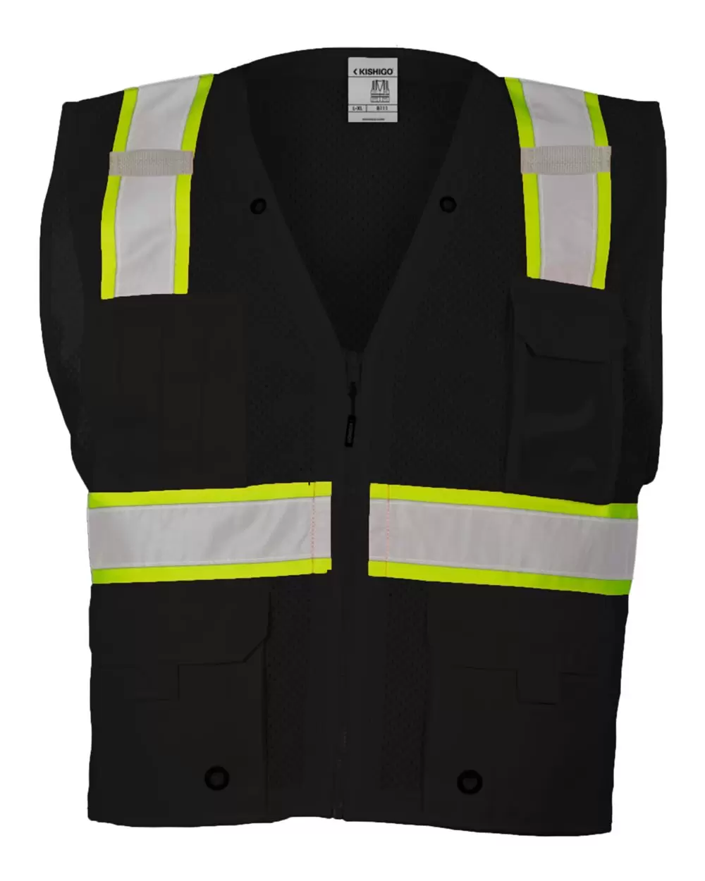 ML Kishigo B100-103 Enhanced Visibility Multi-Pocket Mesh Vest SKU: B100-103