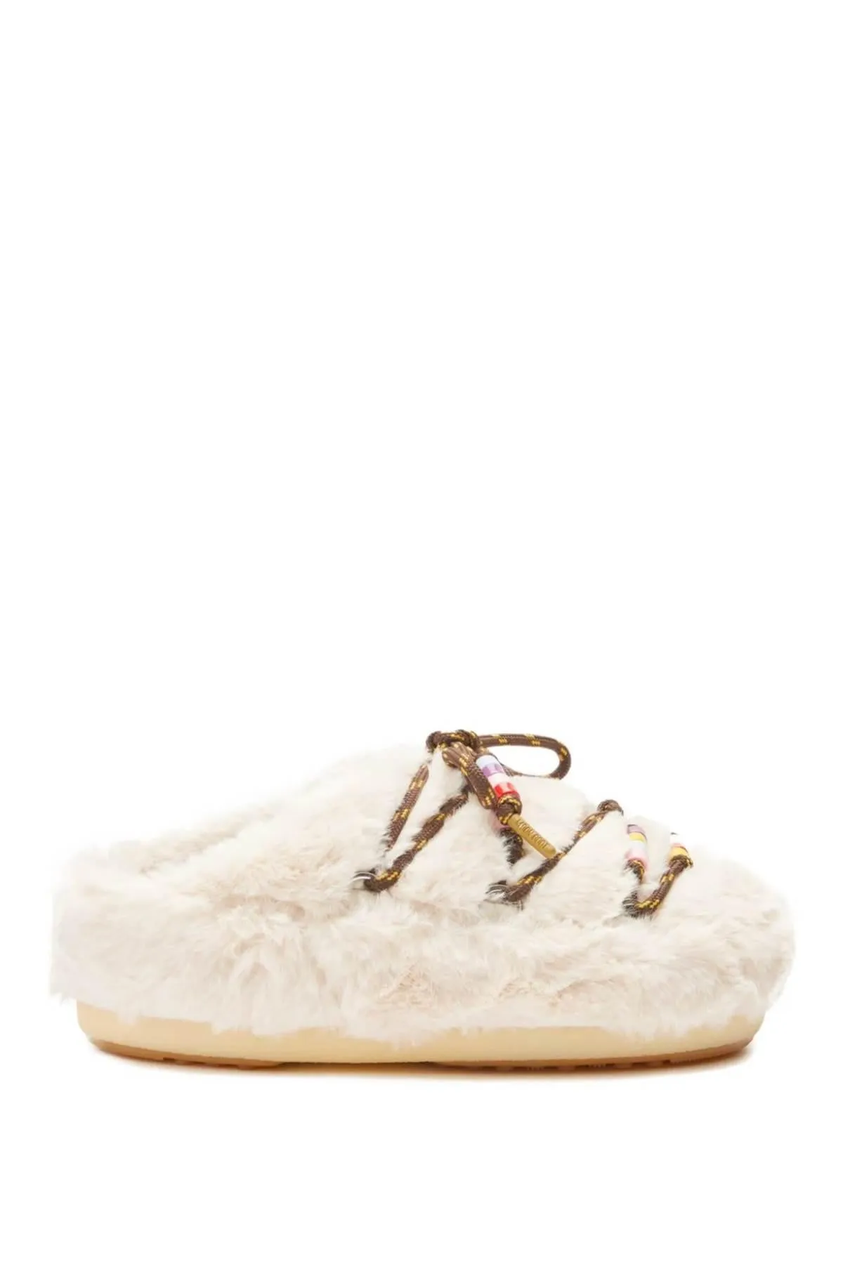 Moon Boot    Moon Boot Faux Fur Mules With Beads