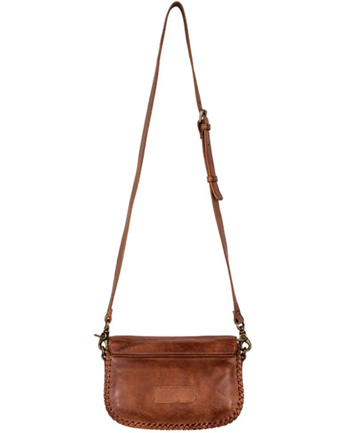 Myra Bag Women's Lobeth Accent Leather And Hairon Crossbody Bag