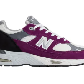 New balance 991 made in uk grape juice brand new. grape juice/alloy. m991puk.