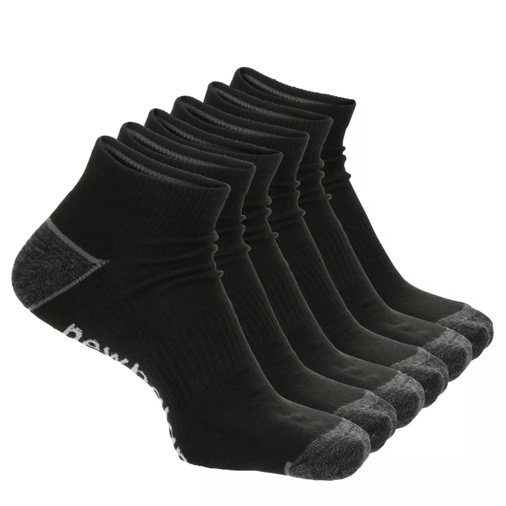 NEW BALANCE  MENS ATHLETIC QUARTER SOCKS 6 PAIRS