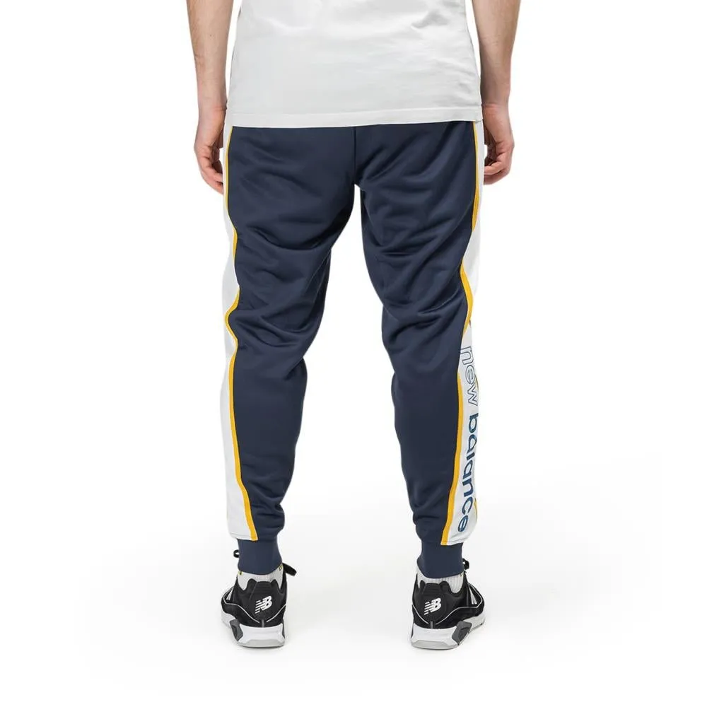 New Balance MP01503 NGO Athletics Track Pant (Navy / White)