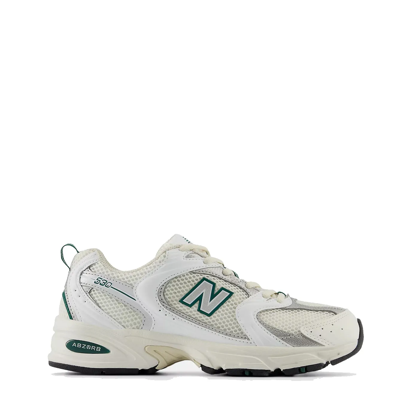 New Balance Womens 530 Trainer Sea Salt / White / Marsh Green