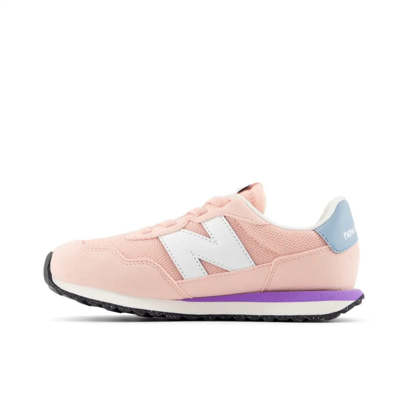 New Balance Youth Girls 237 Bungee Shoe - PH237VPB (Wide)