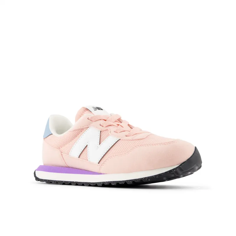 New Balance Youth Girls 237 Bungee Shoe - PH237VPB (Wide)