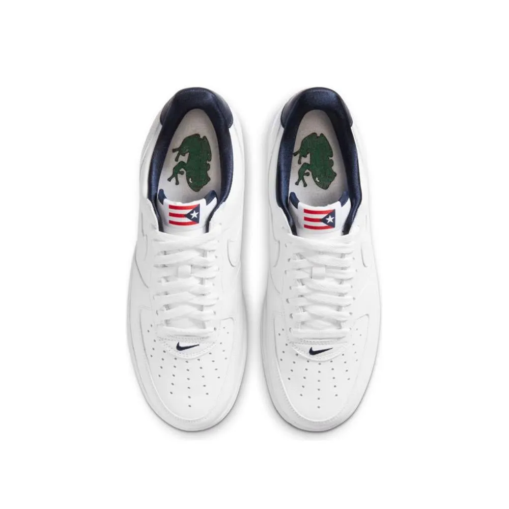 Nike Air Force 1 Low QS 'Puerto Rico' (White / Navy / Red)