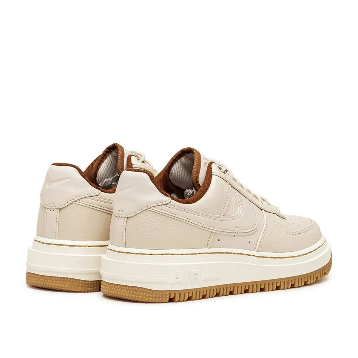 NIKE Air Force 1 Luxe (White / Beige)