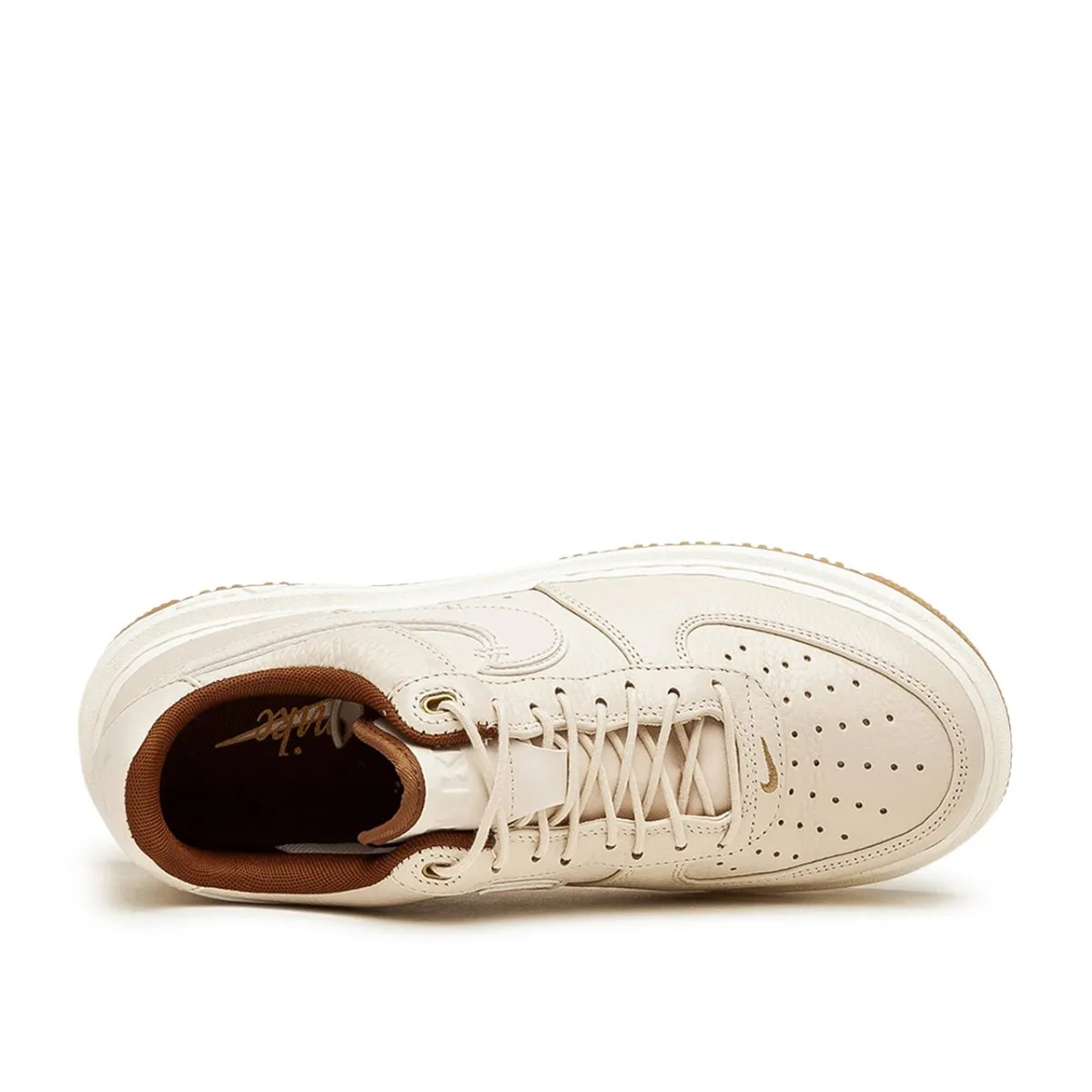 NIKE Air Force 1 Luxe (White / Beige)