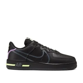 Nike Air Force 1 React (Black / Neon Green)