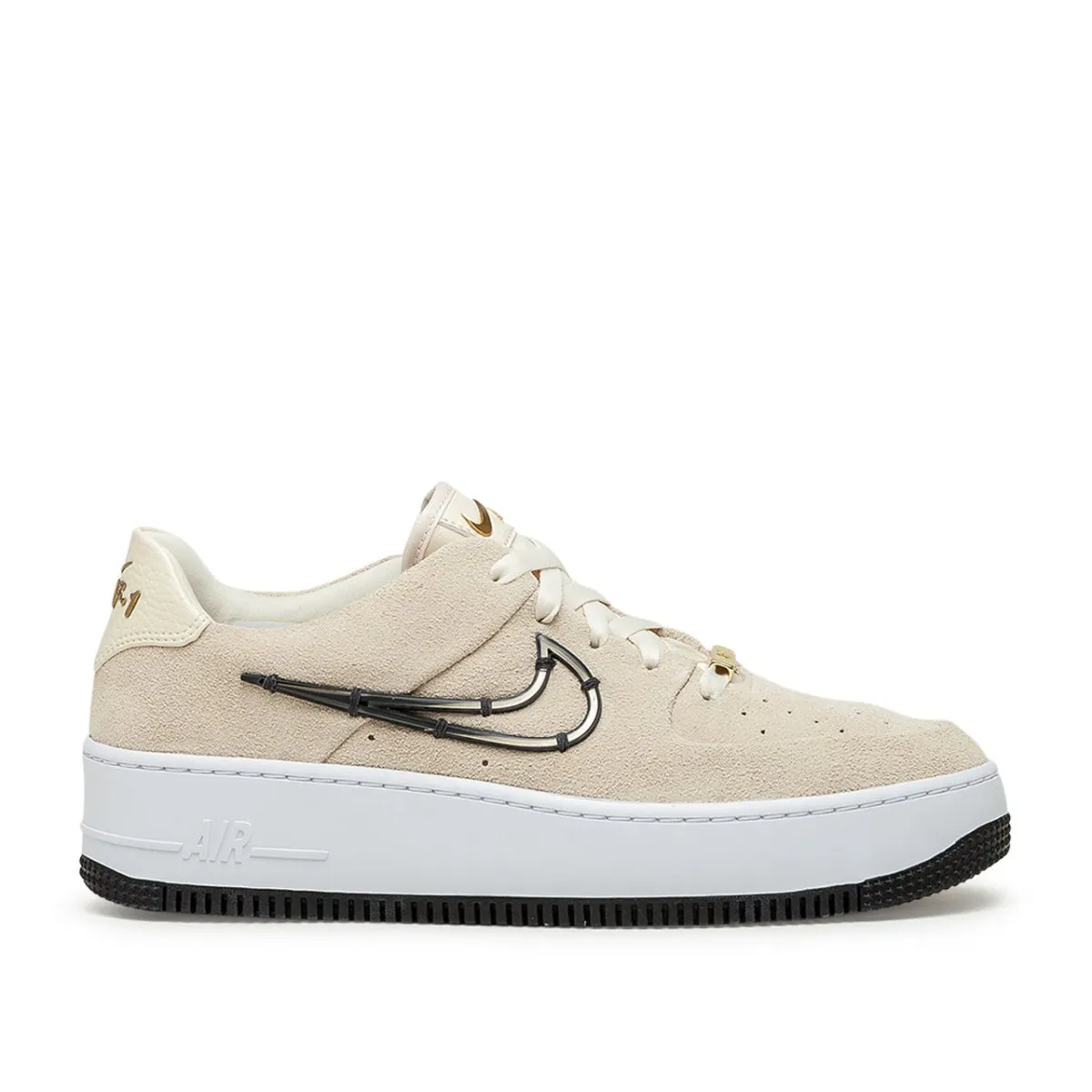 Nike WMNS Air Force 1 Sage Low LX (Beige / White / Black)