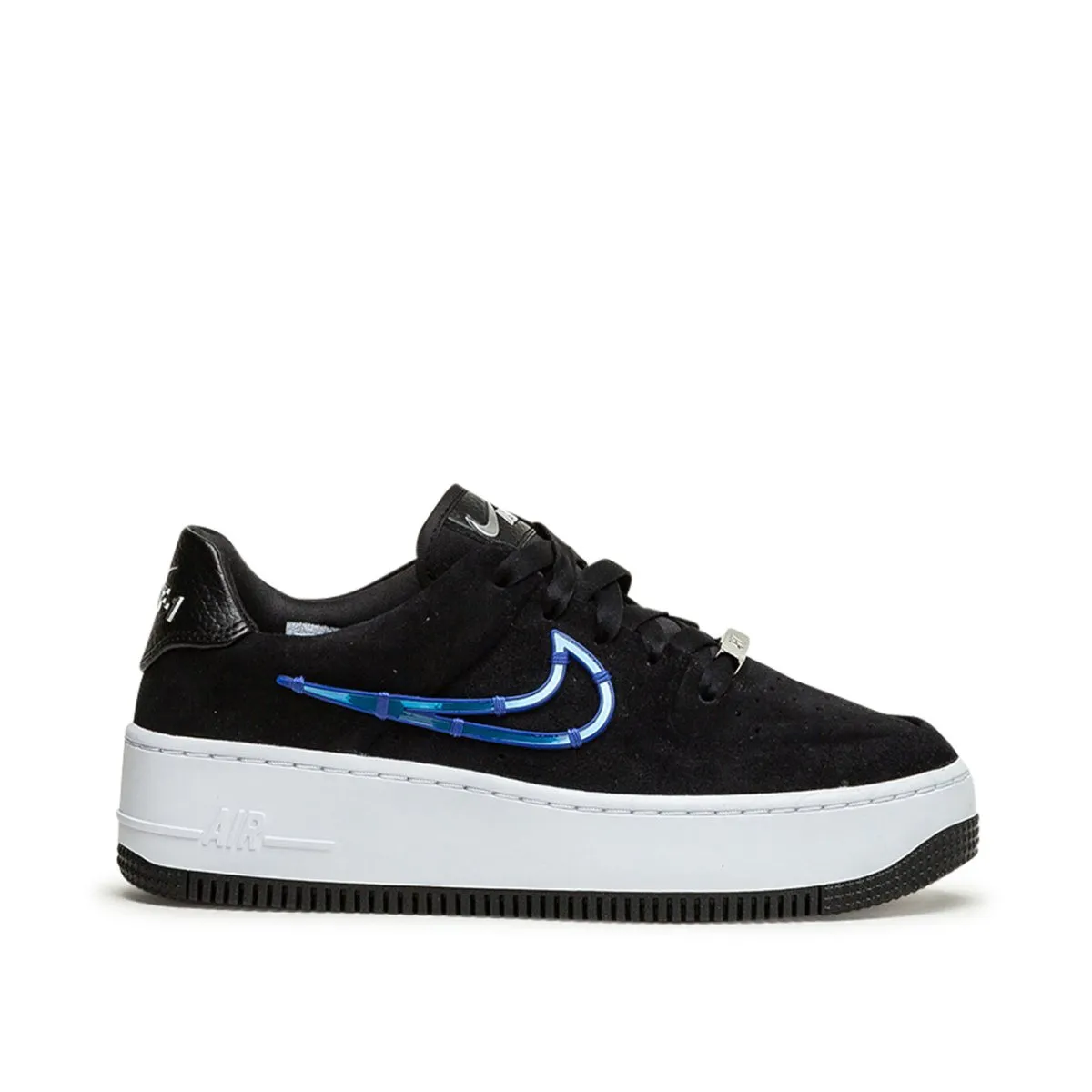 Nike WMNS Air Force 1 Sage Low LX (Black / White / Blue)