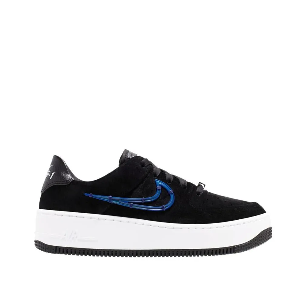 Nike WMNS Air Force 1 Sage Low LX (Black / White / Blue)