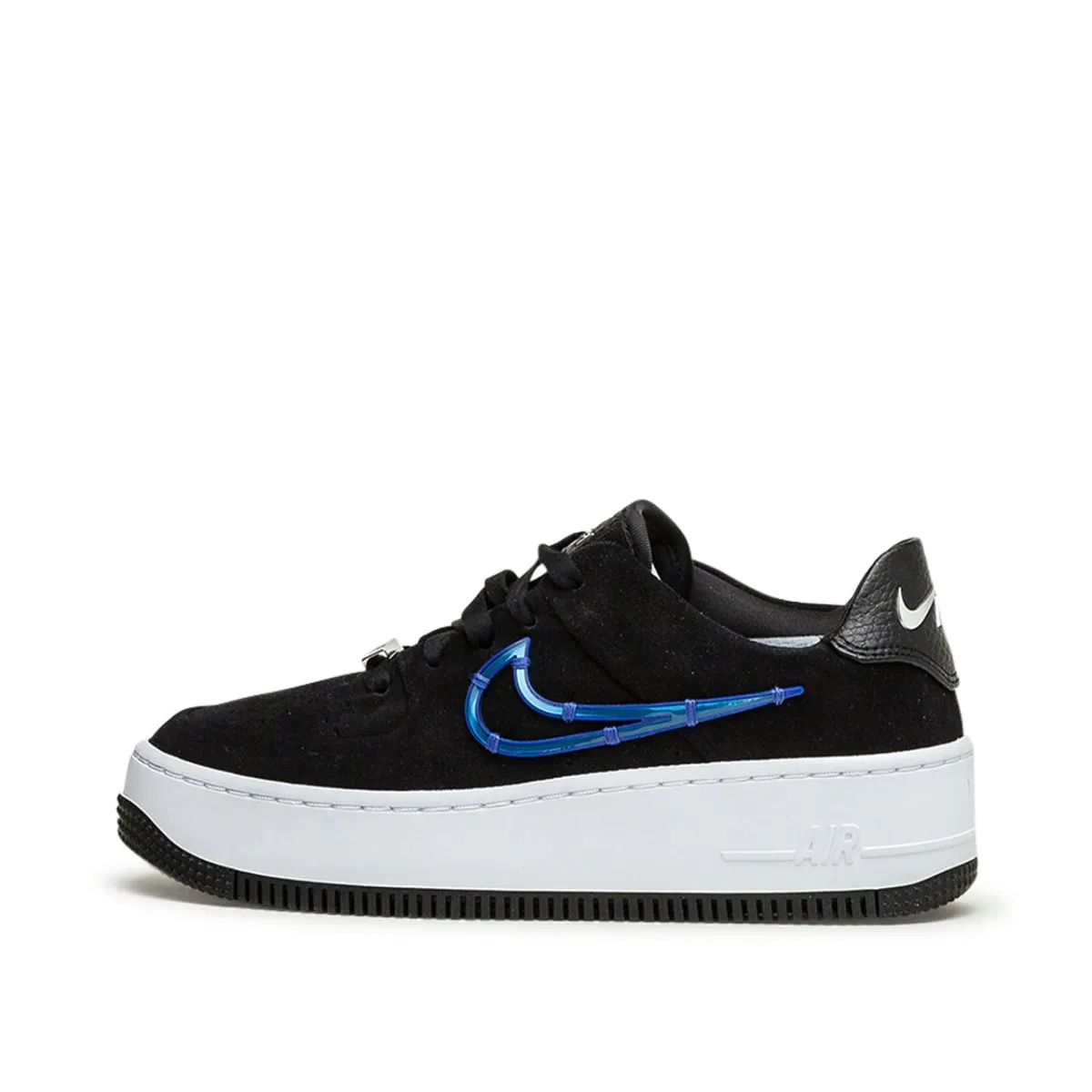 Nike WMNS Air Force 1 Sage Low LX (Black / White / Blue)