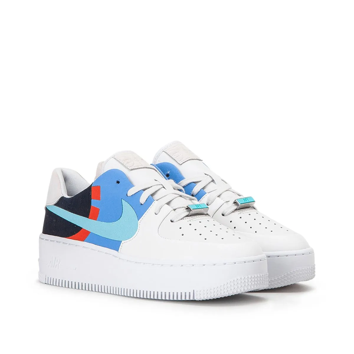 Nike WMNS Air Force 1 Sage Low LX (White / Blue / Navy)