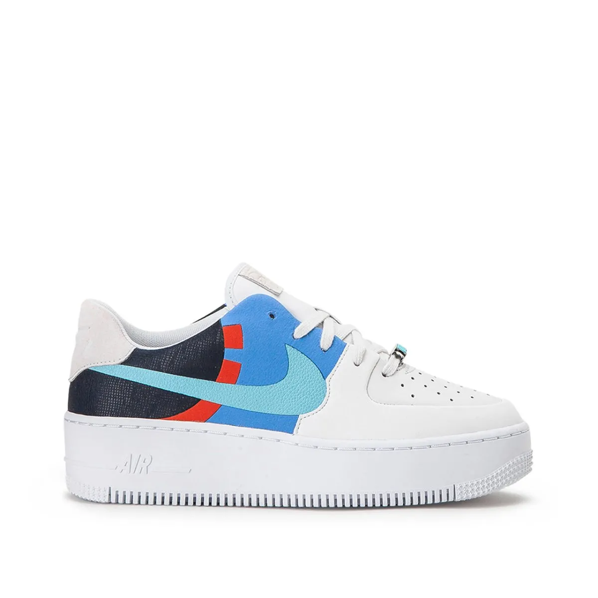 Nike WMNS Air Force 1 Sage Low LX (White / Blue / Navy)