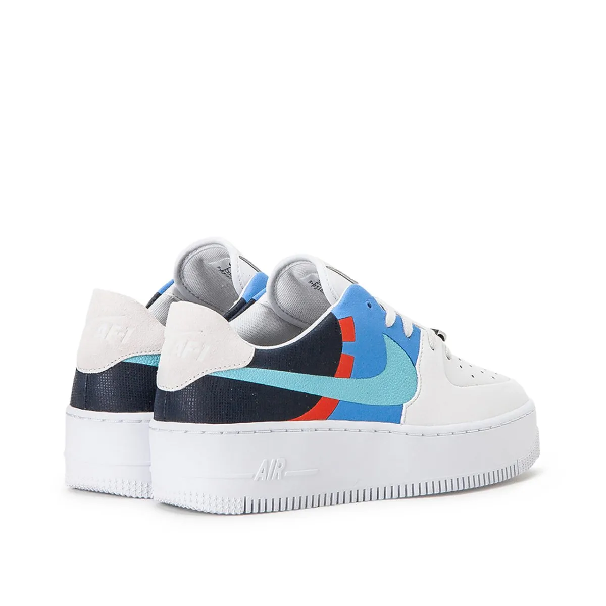 Nike WMNS Air Force 1 Sage Low LX (White / Blue / Navy)