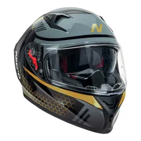 Nitro - N501 Black/Gold Helmet