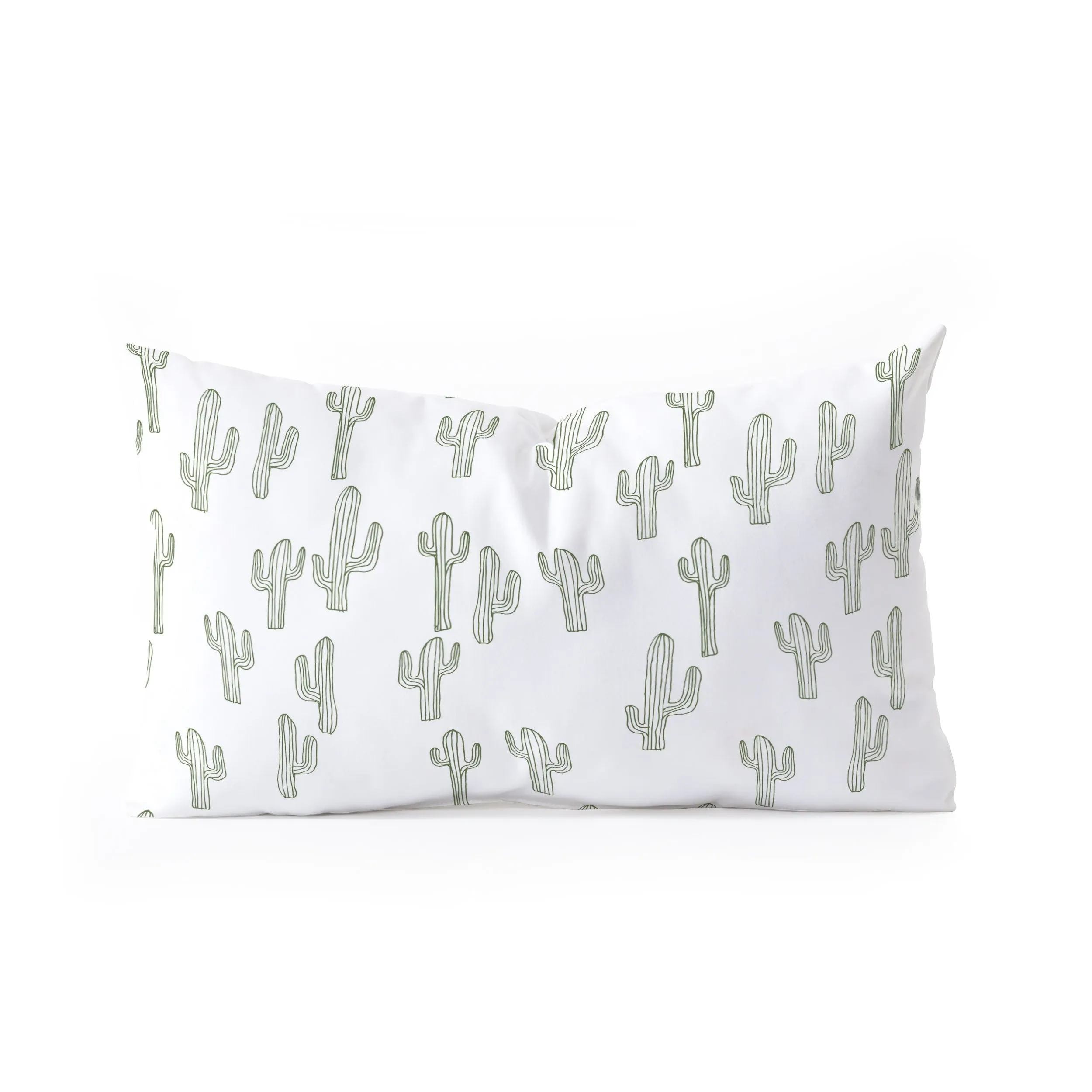 Ole Cactus Only Oblong Throw Pillow (DS)