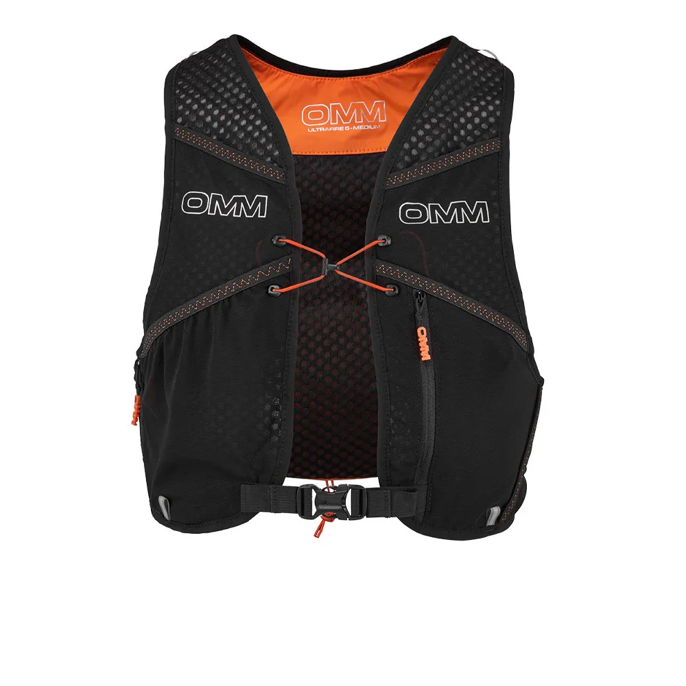 OMM UltraFire 5 Running Vest (Medium) With 2 x 350ml Bottles - AW24