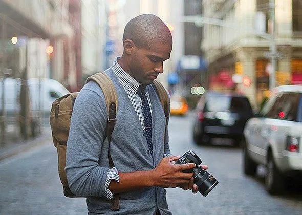 ONA Camps Bay Camera and Laptop Backpack - Smoke