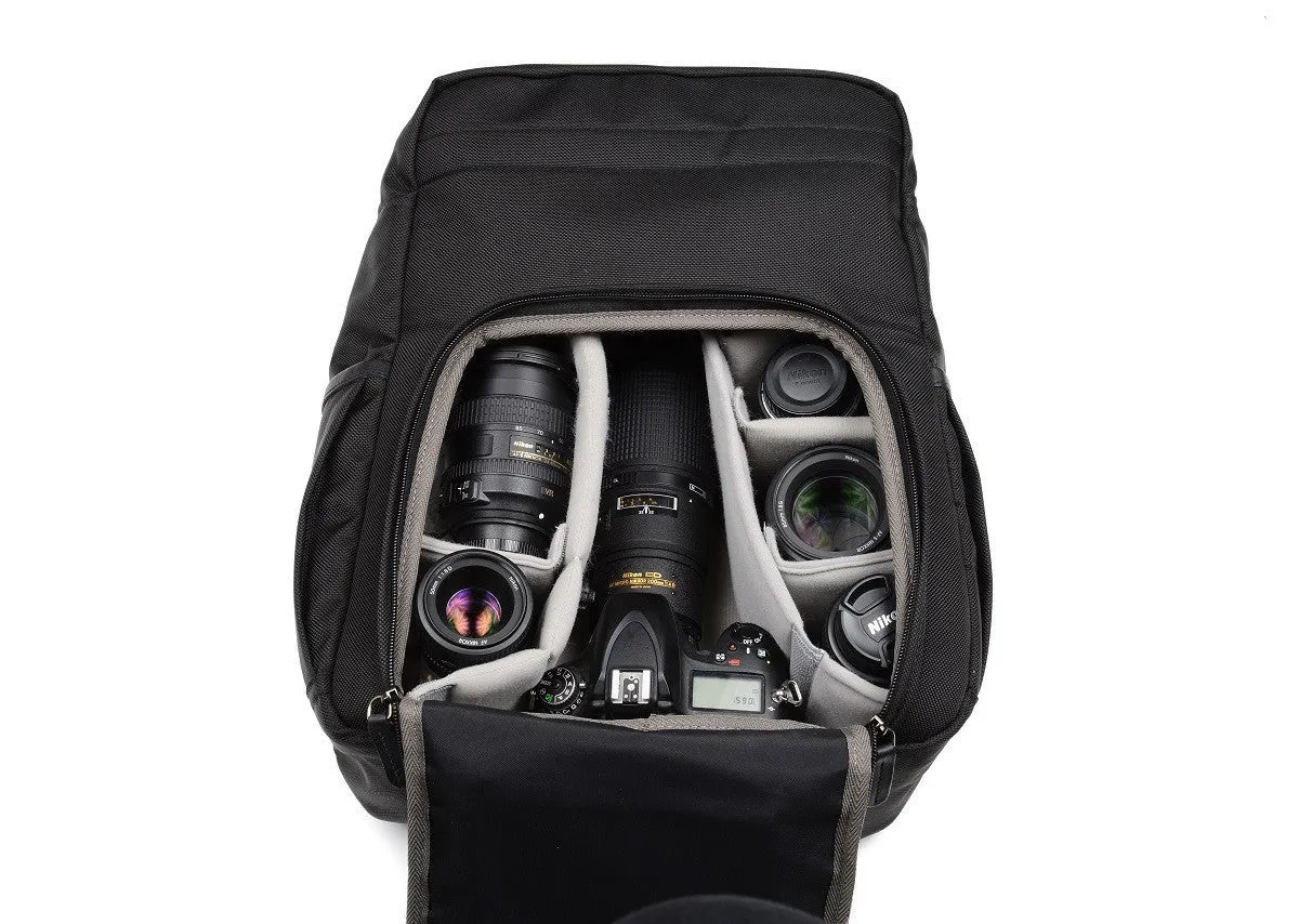 ONA Nylon Camps Bay Camera and Laptop Backpack - Black