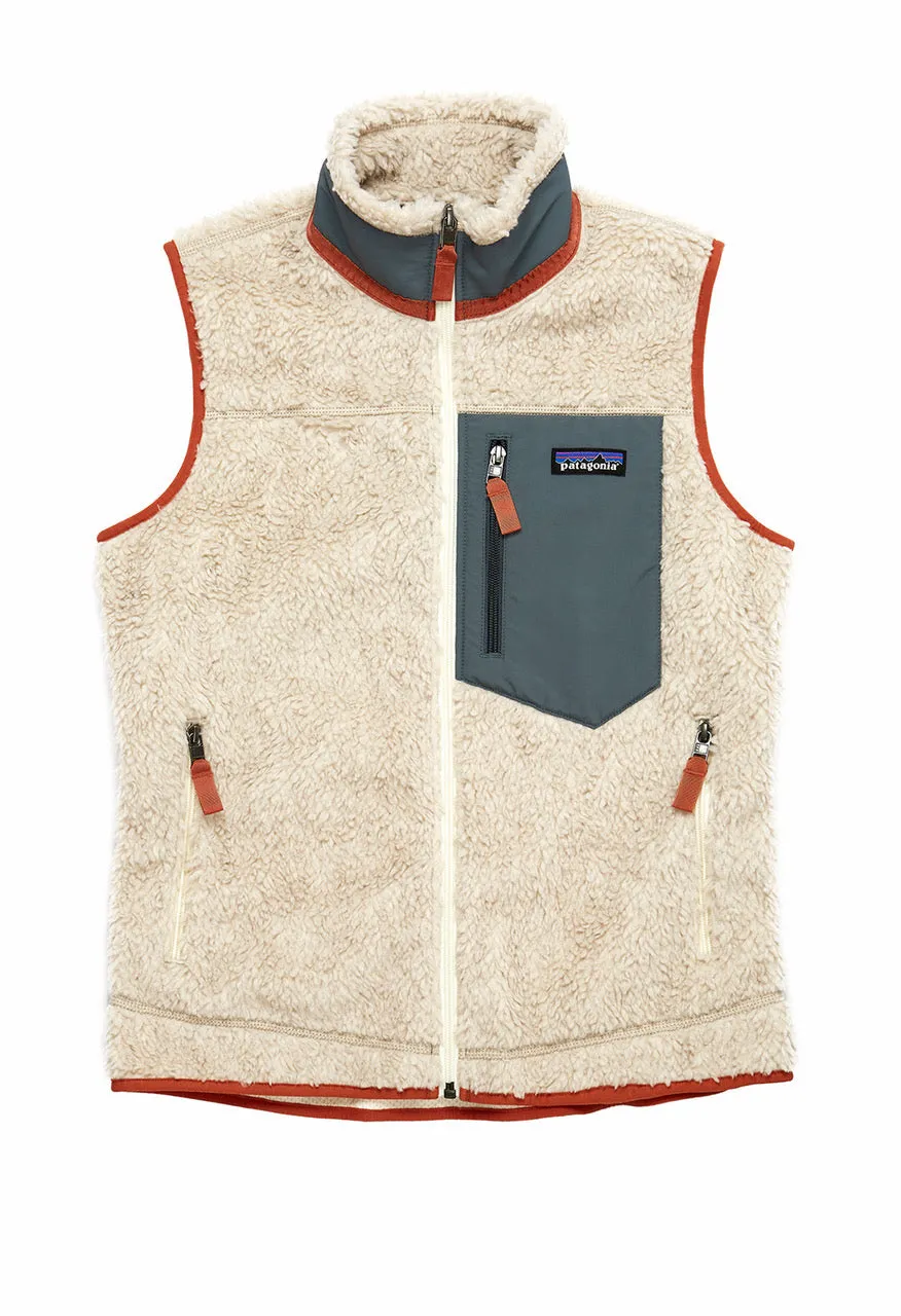 Patagonia Women's Classic Retro-X Vest - Natural S/Nouveau Green