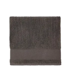 Peninsula 100 bath sheet one size dark grey SOLS