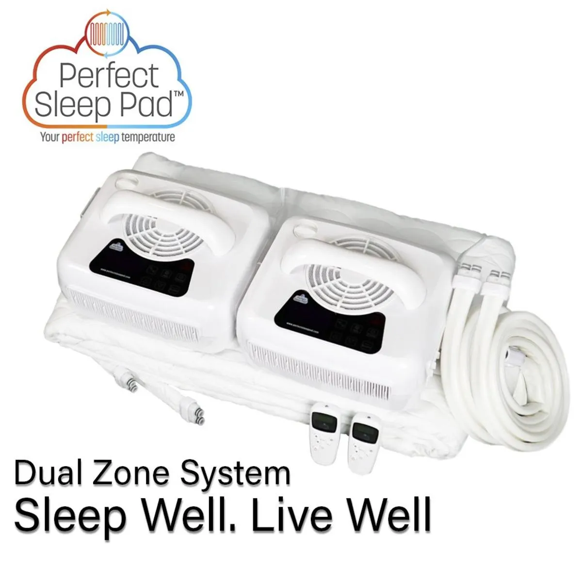 Perfect Sleep Pad Cooling and Heating Pad - Water Activated Mattress Pad - Twin (Single Zone 38