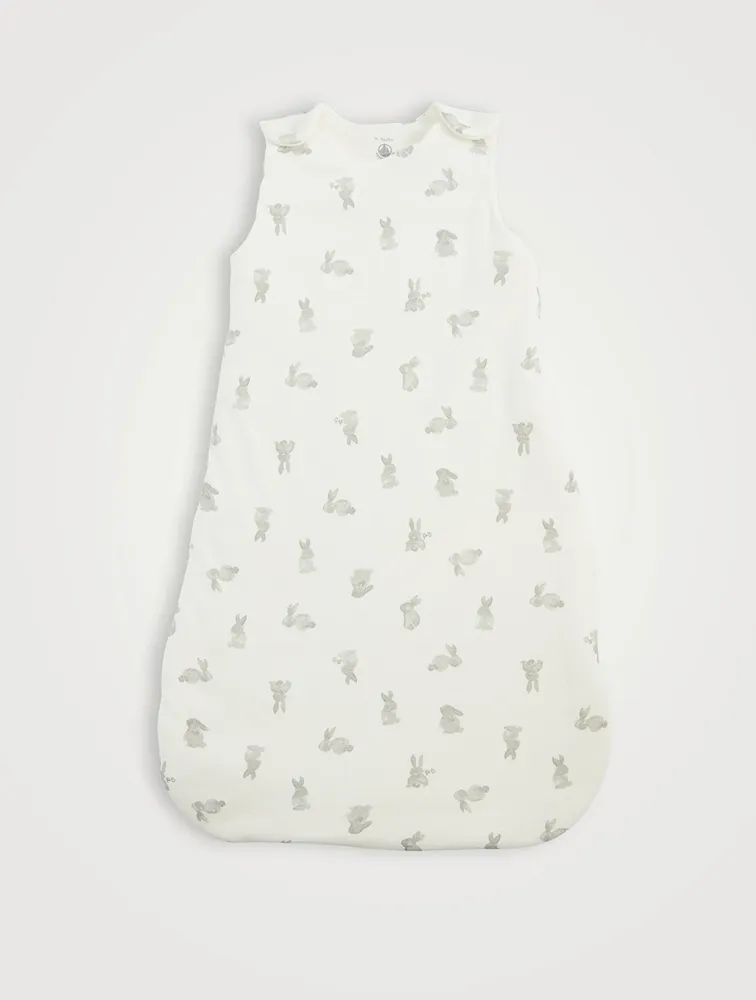 PETIT BATEAU Cotton Rabbit Sleeping Bag