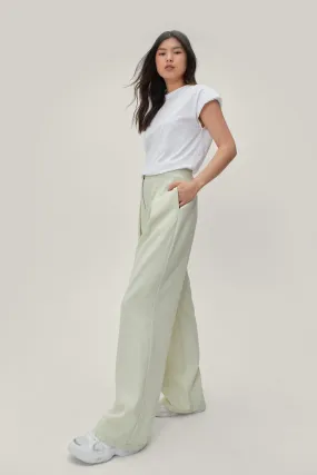 Pleat Front Super Wide Leg Pants