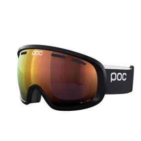 POC Fovea Ski Goggles Partly Sunny Orange Lens - Uranium Black Frame